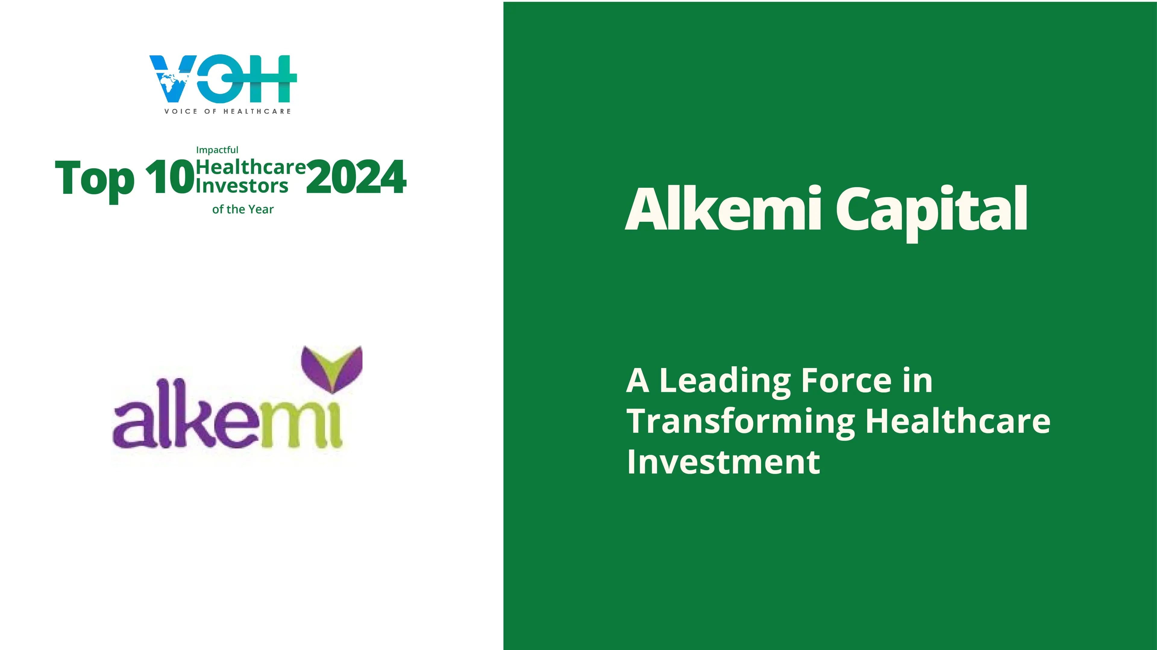 Alkemi Capital: A Leading Force in Transforming Healthcare Investment